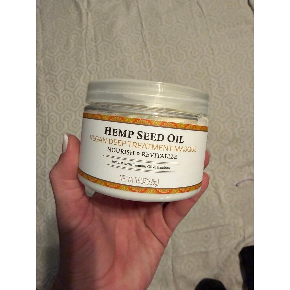 Hemp seed oil vegan deep treatment mask